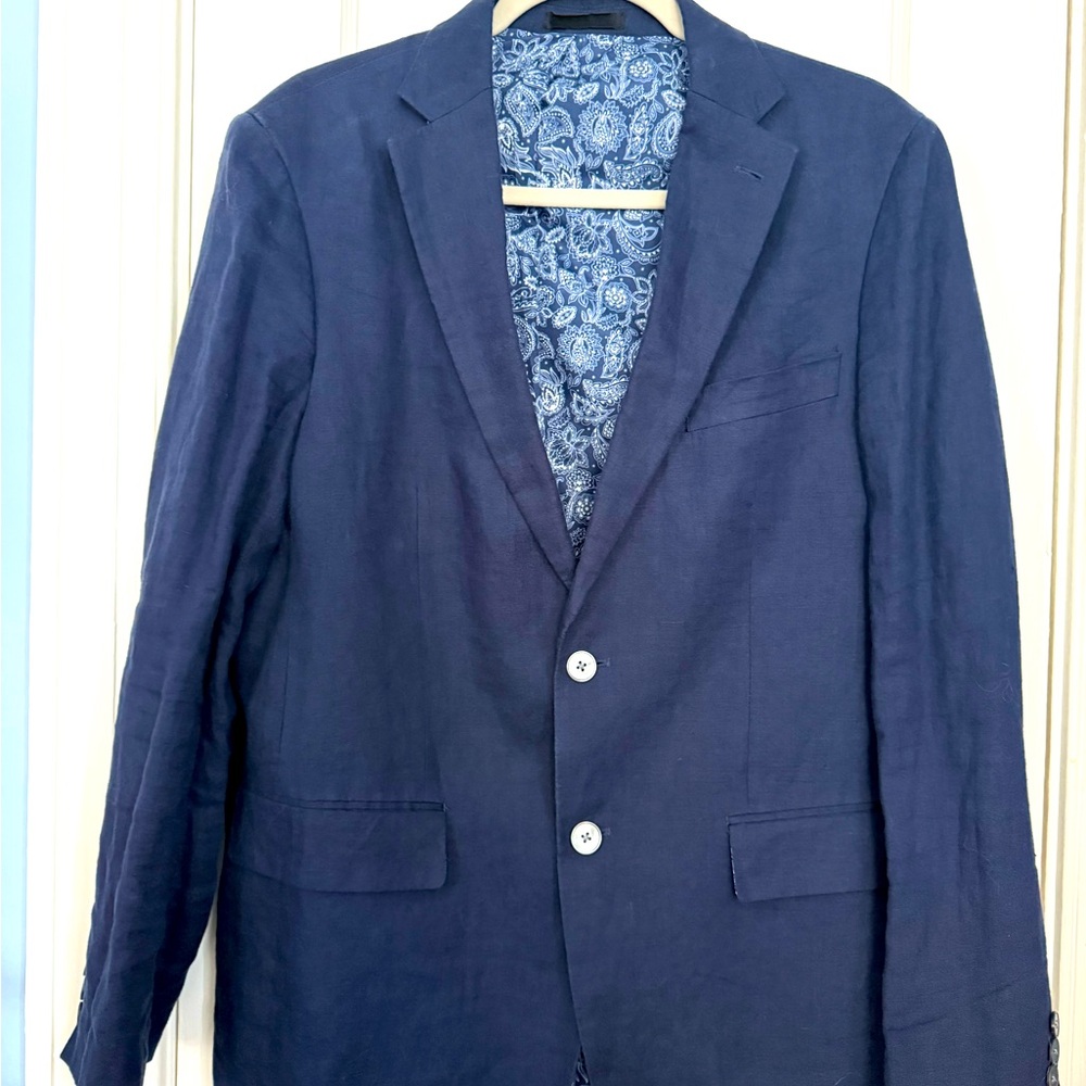 Ralph Lauren Mens Linen Jacket Blazer 36R EUC